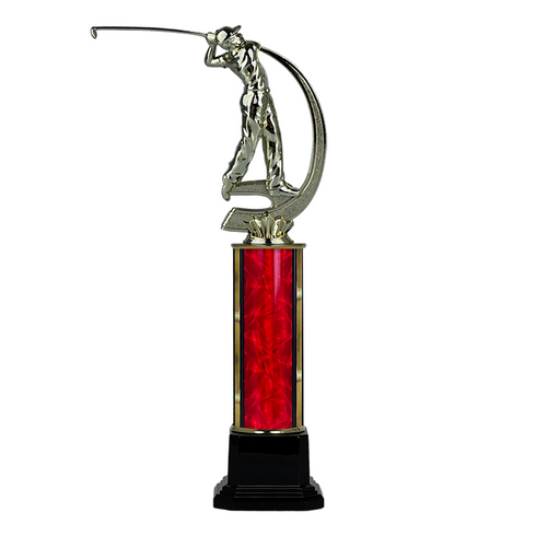 Trofeo de Tubo con Figura Serie 41 de Golf